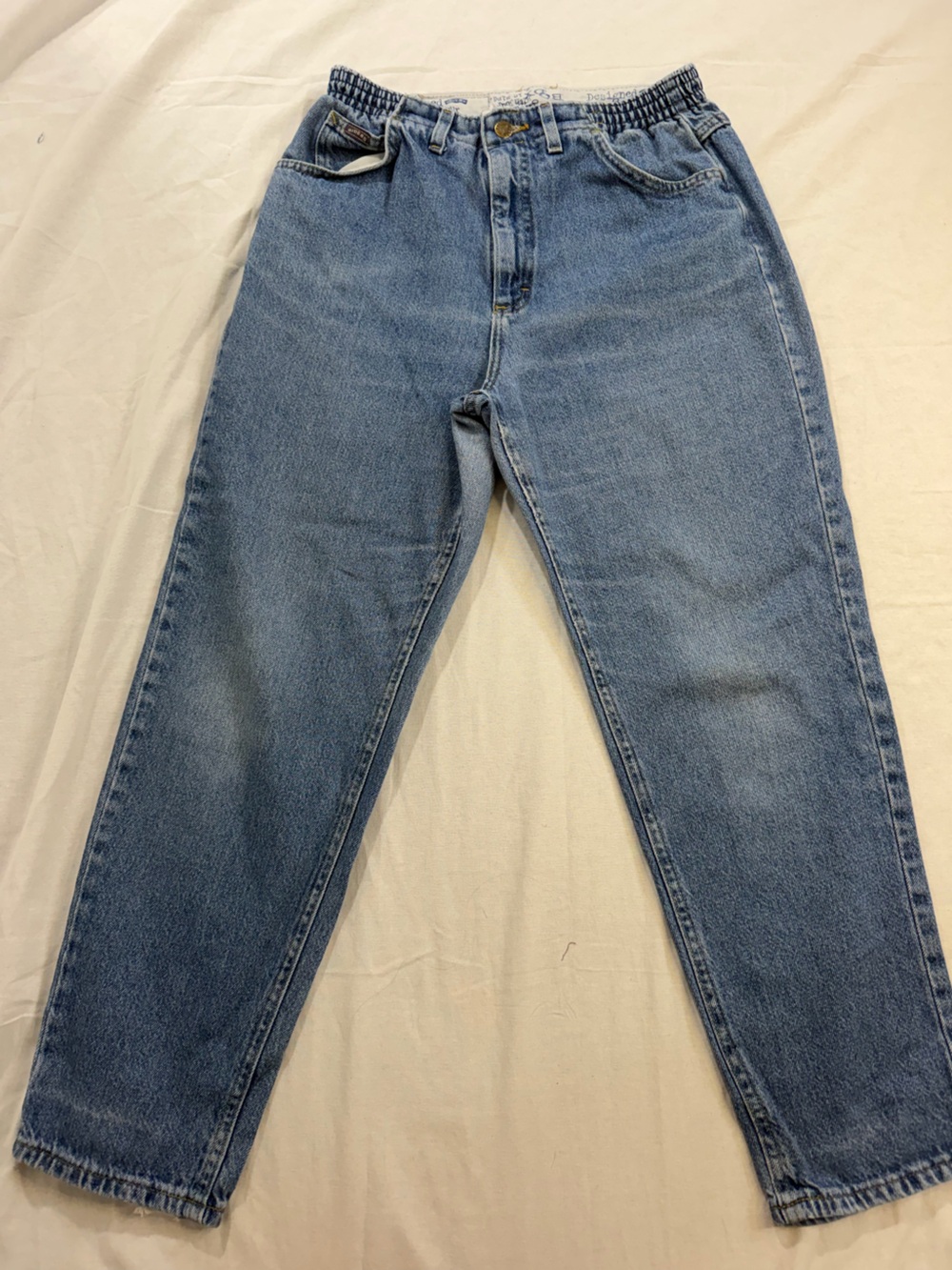 Vintage Riders by Lee Light Blue High-Waist Straight Jeans sz 10p